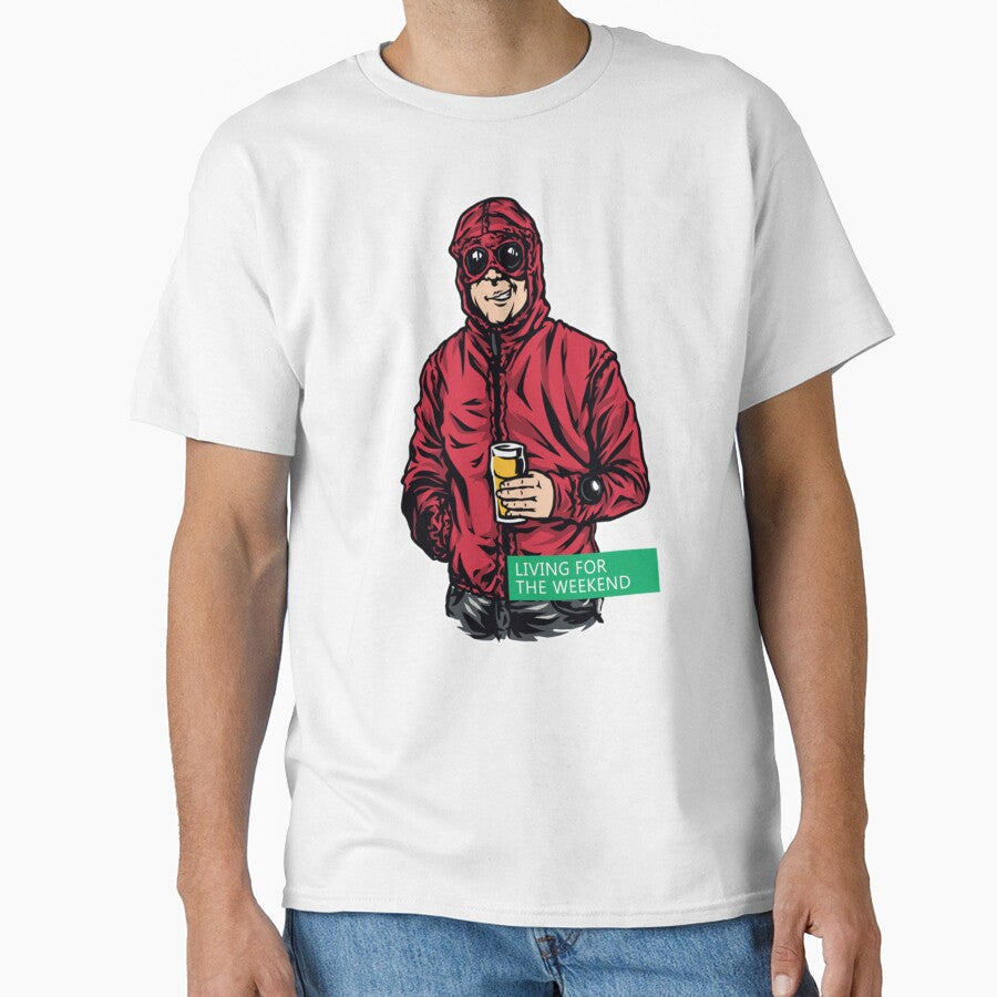 Living For The Weekend RED by FANATIKzones - Adult & Kids T-Shirts, Sweatshirts & Hoodies apparel design preview 1