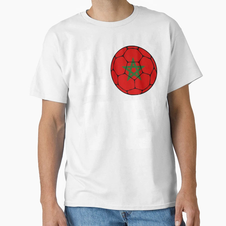 Morocco Football T-Shirt - Custom Art Print for Adults - T-Shirt, Sweatshirt, Hoodie