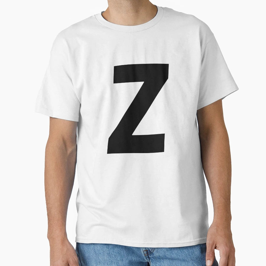 Z Word Letter Zz Zeta Zzz Zet Letra Z T-Shirt - Minimalist Print for Adults - T-Shirt, Sweatshirt, Hoodie