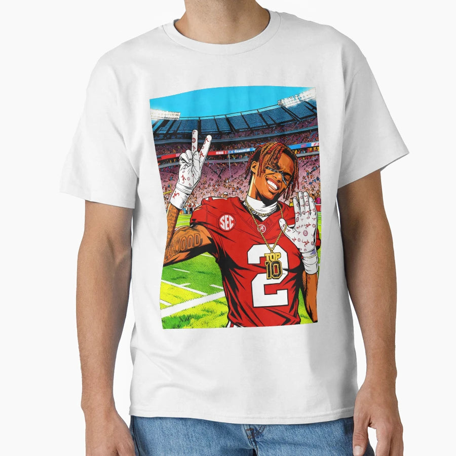 Crimson Tide Victory Pose T-Shirt - Novelty Apparel for Adults - T-Shirt, Sweatshirt, Hoodie