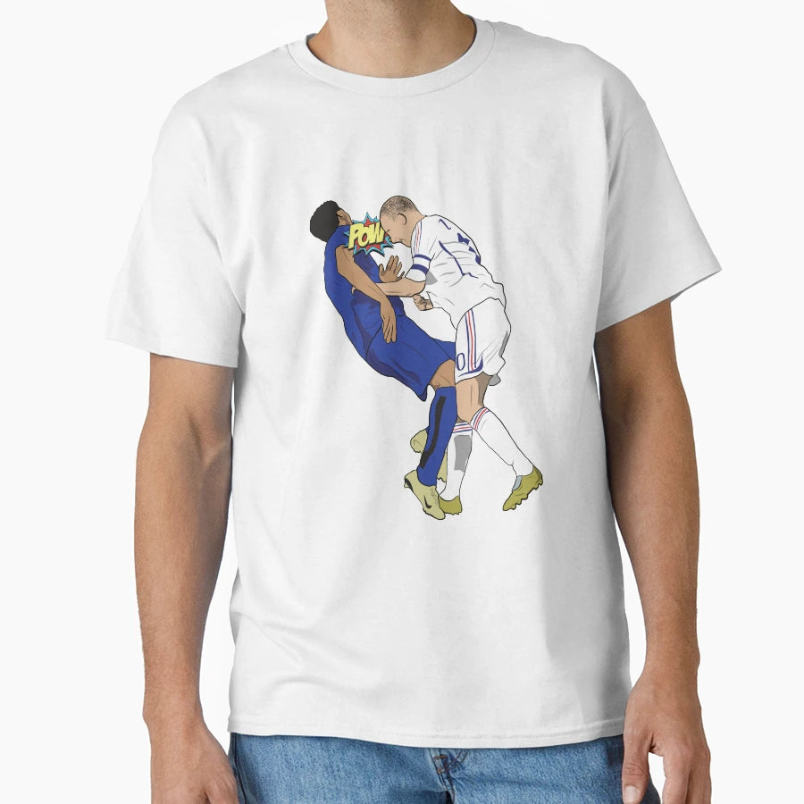 Zidane Headbutt 2006 World Cup Final T-Shirt - Streetwear Style Men Women - T-Shirt, Sweatshirt, Hoodie
