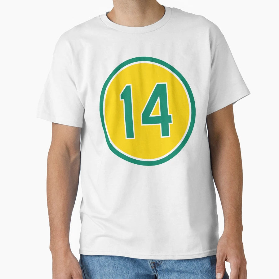 Mark Ellis 14 Jersey Number T-Shirt - Minimalist Print Men Women - T-Shirt, Sweatshirt, Hoodie
