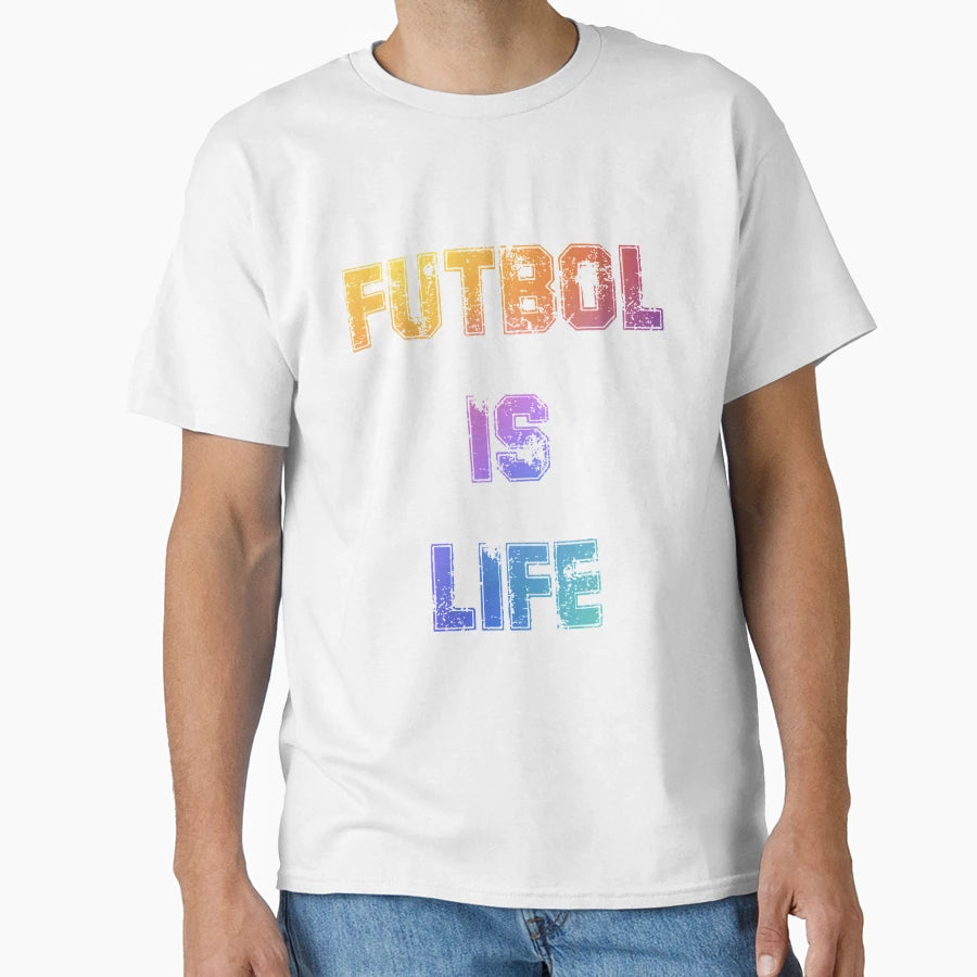 Futbol Is Life 2 T-Shirt - Minimalist Print Unisex - T-Shirt, Sweatshirt, Hoodie