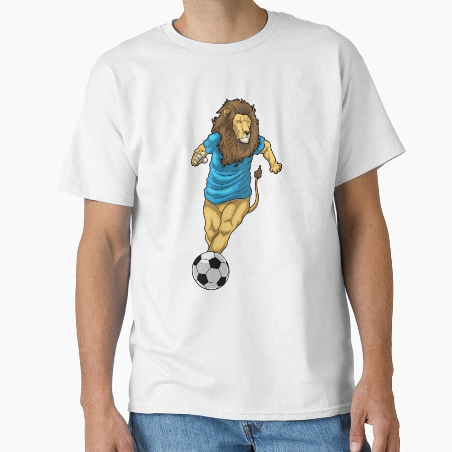 Lion Soccer player by Snabdesign84 - Adult & Kids T-Shirts, Sweatshirts & Hoodies apparel design preview 1