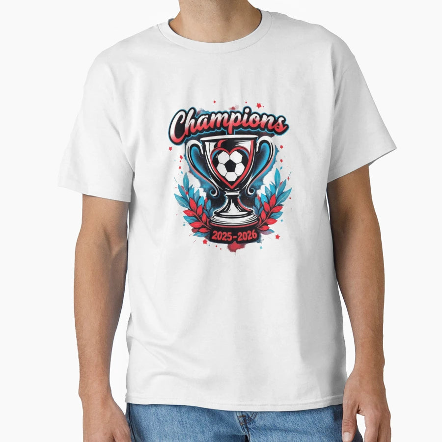 Soccer Champions Season 2025 2026 T-Shirt - Aesthetic Graphic Unisex - T-Shirt, Sweatshirt, Hoodie
