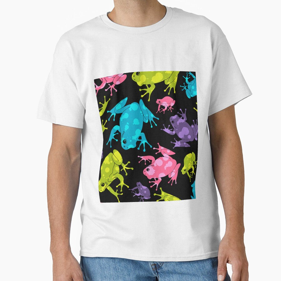 Harmonious frog pattern by JoycePruit - Adult & Kids T-Shirts, Sweatshirts & Hoodies apparel design preview 1