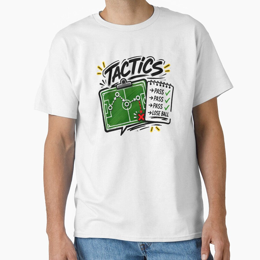Soccer Tactics Coach Funny Football by MonkiFlipp - Adult & Kids T-Shirts, Sweatshirts & Hoodies apparel design preview 1