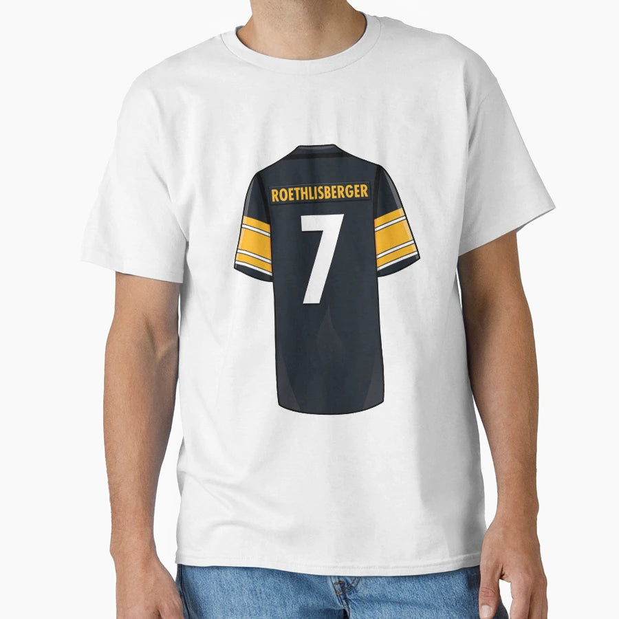 Ben Roethlisberger Jersey T-Shirt - Fun Novelty Design Unisex - T-Shirt, Sweatshirt, Hoodie