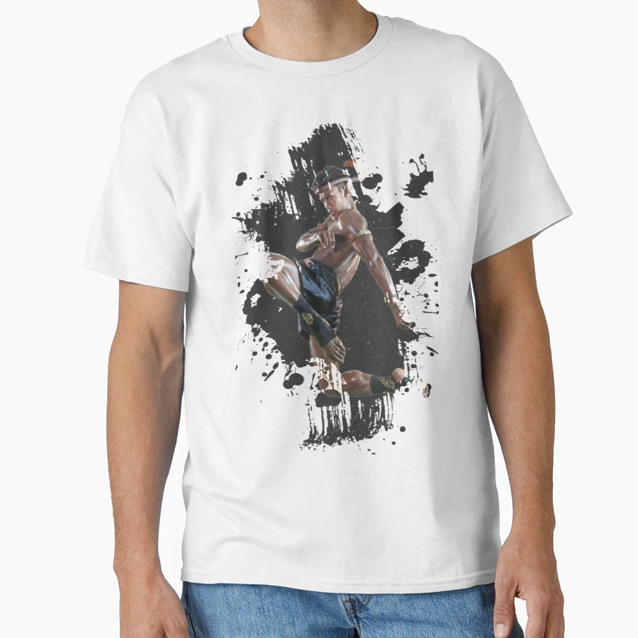 Muay Thai Knee Buakaw Paint T-Shirt - Aesthetic Graphic Unisex - T-Shirt, Sweatshirt, Hoodie