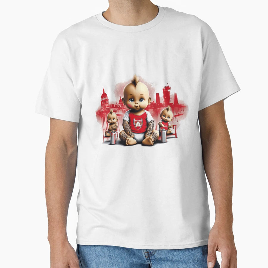 Arsenal Gooner Premier League T-Shirt - Novelty Apparel for Adults - T-Shirt, Sweatshirt, Hoodie