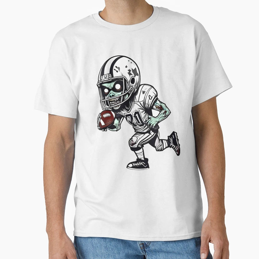 Zom B Touchdown Zombie American T-Shirt - Fun Novelty Design for Adults - T-Shirt, Sweatshirt, Hoodie
