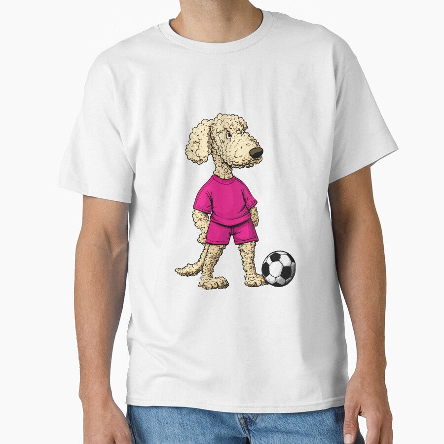 Football Poodle by Soulskier - Adult & Kids T-Shirts, Sweatshirts & Hoodies apparel design preview 1