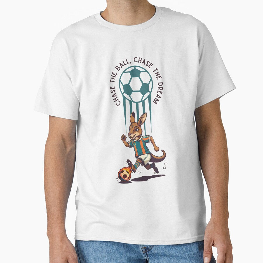 Soccer (Kangaroo) 1.1 by AVLVision - Adult & Kids T-Shirts, Sweatshirts & Hoodies apparel design preview 1