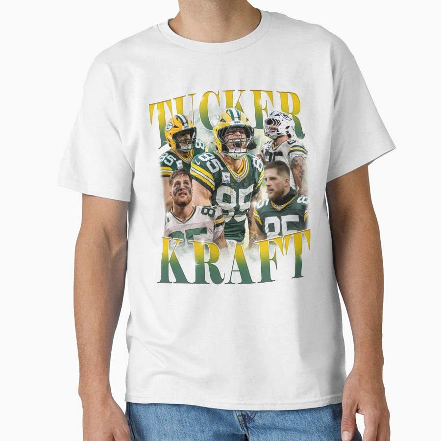 Tucker Kraft Football T-Shirt - Streetwear Style for Adults - T-Shirt, Sweatshirt, Hoodie
