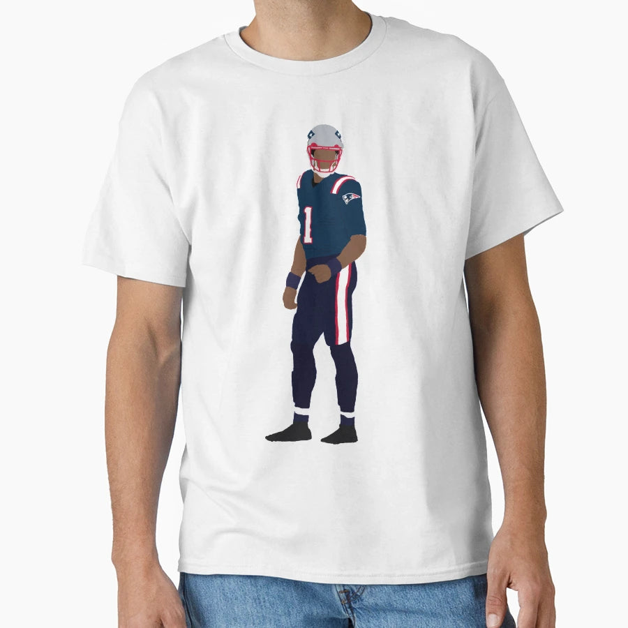 Cam Newton Patriots T-Shirt - Custom Art Print Unisex - T-Shirt, Sweatshirt, Hoodie