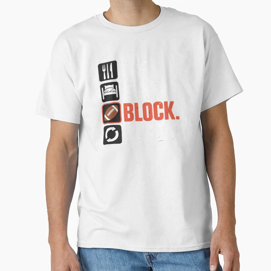 Lineman Football Player Offensive T-Shirt - Trendy Graphic Unisex - T-Shirt, Sweatshirt, Hoodie