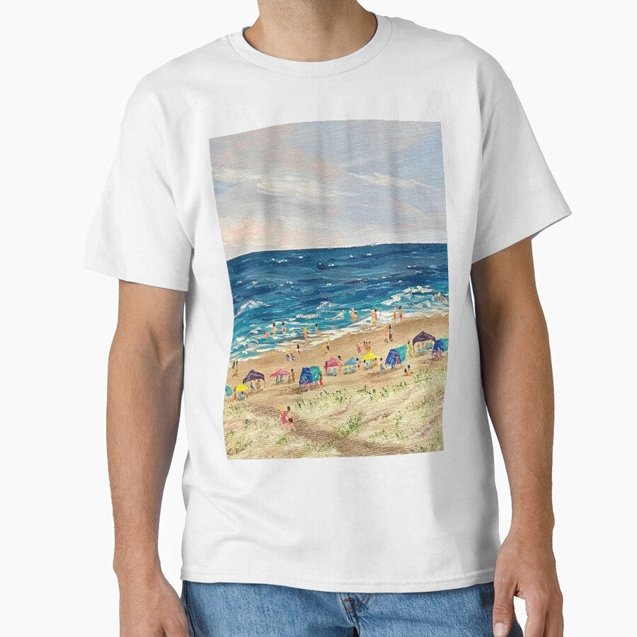 Beach Day 2 Ocean Theme by Deb Bossert Artworks - Adult & Kids T-Shirts, Sweatshirts & Hoodies apparel design preview 1
