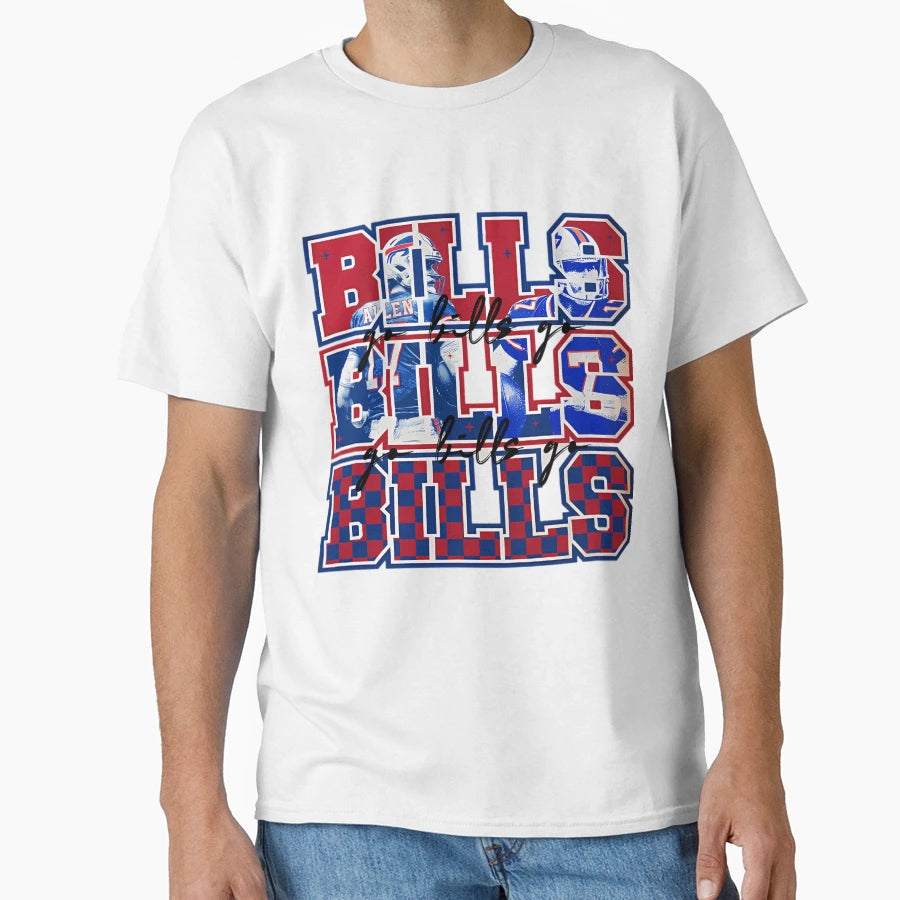 Lets Go Bills Buffalo Bills T-Shirt - Fun Novelty Design for Adults - T-Shirt, Sweatshirt, Hoodie