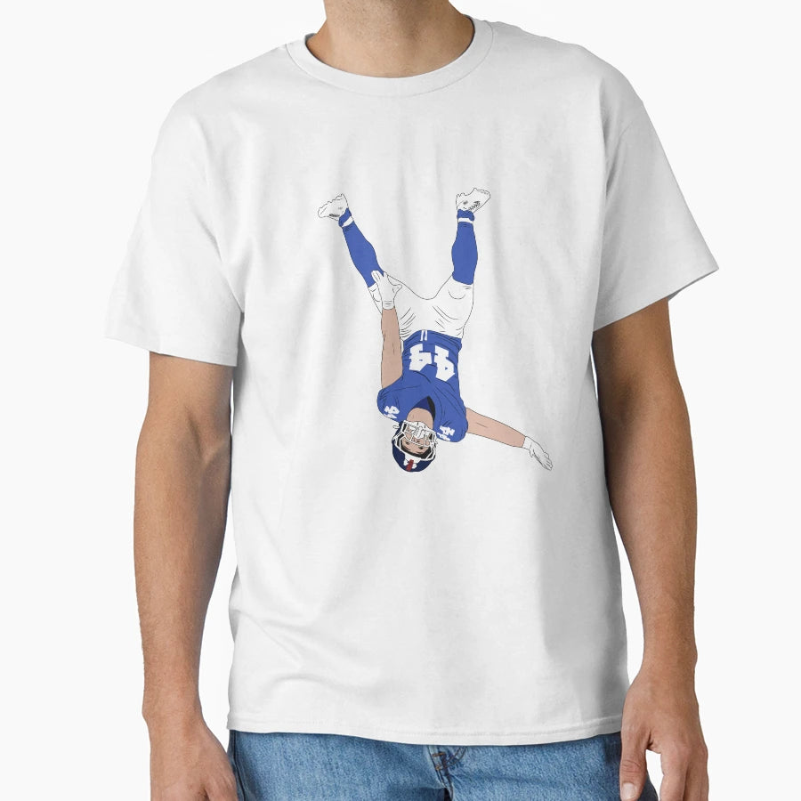 Cam Skattebo Upside Down Flip Td T-Shirt - Novelty Apparel Men Women - T-Shirt, Sweatshirt, Hoodie