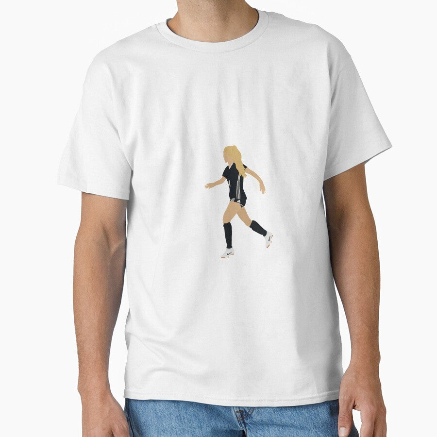 Girl Playing Soccer Blond Hair by OnlyAnArtist - Adult & Kids T-Shirts, Sweatshirts & Hoodies apparel design preview 1