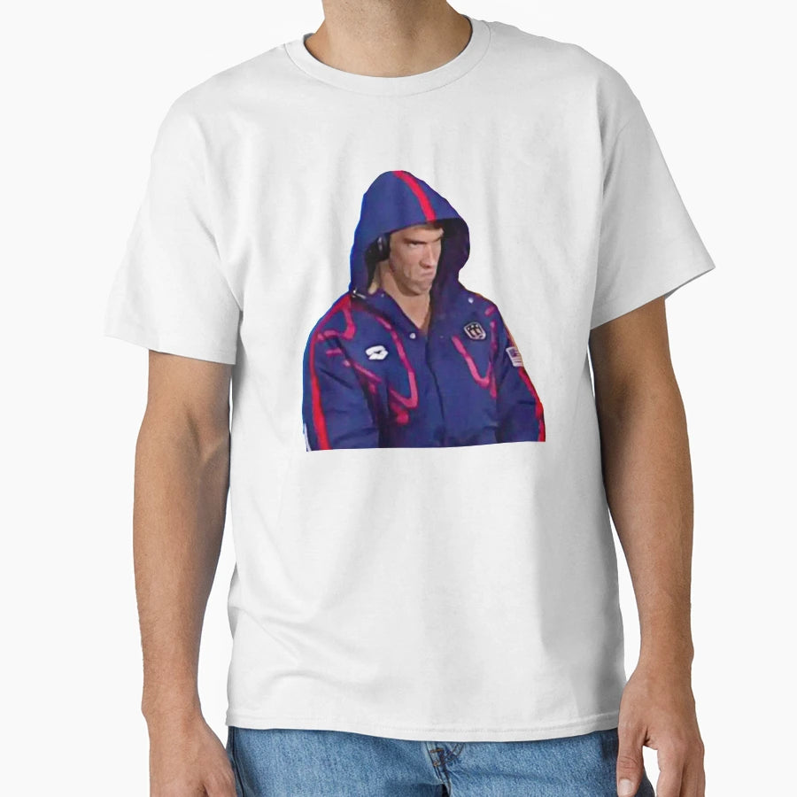 Phelps Face 2016 T-Shirt - Custom Art Print for Adults - T-Shirt, Sweatshirt, Hoodie