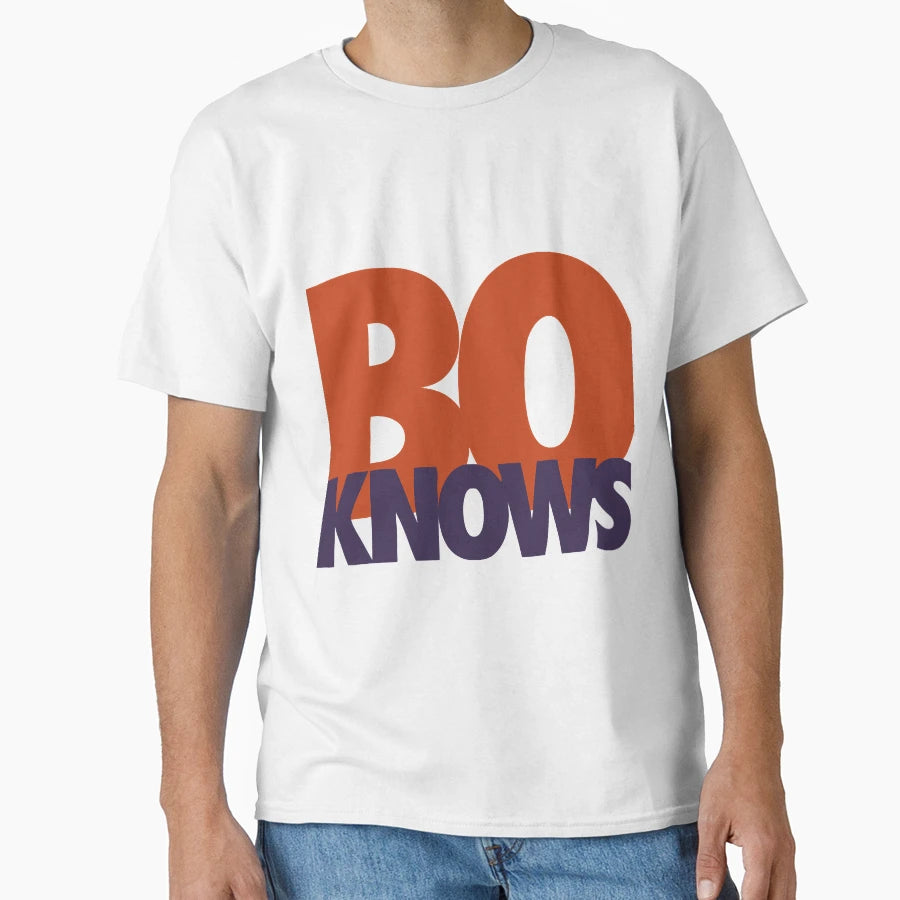 Bo Knows Baseball T-Shirt - Graphic Print Men Women - T-Shirt, Sweatshirt, Hoodie
