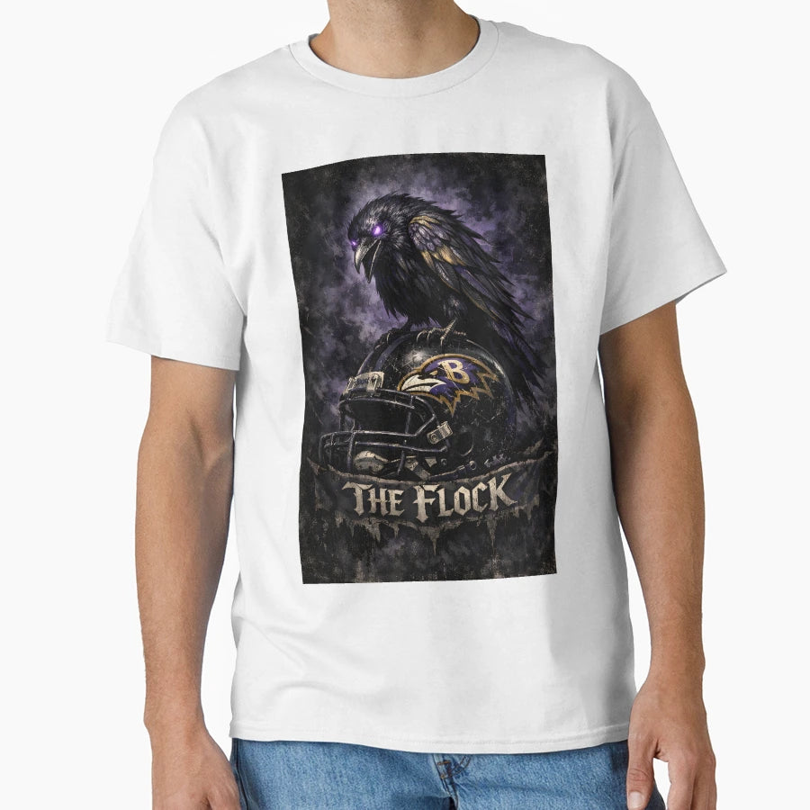 Baltimore Ravens T-Shirt - Casual Everyday Wear for Adults - T-Shirt, Sweatshirt, Hoodie