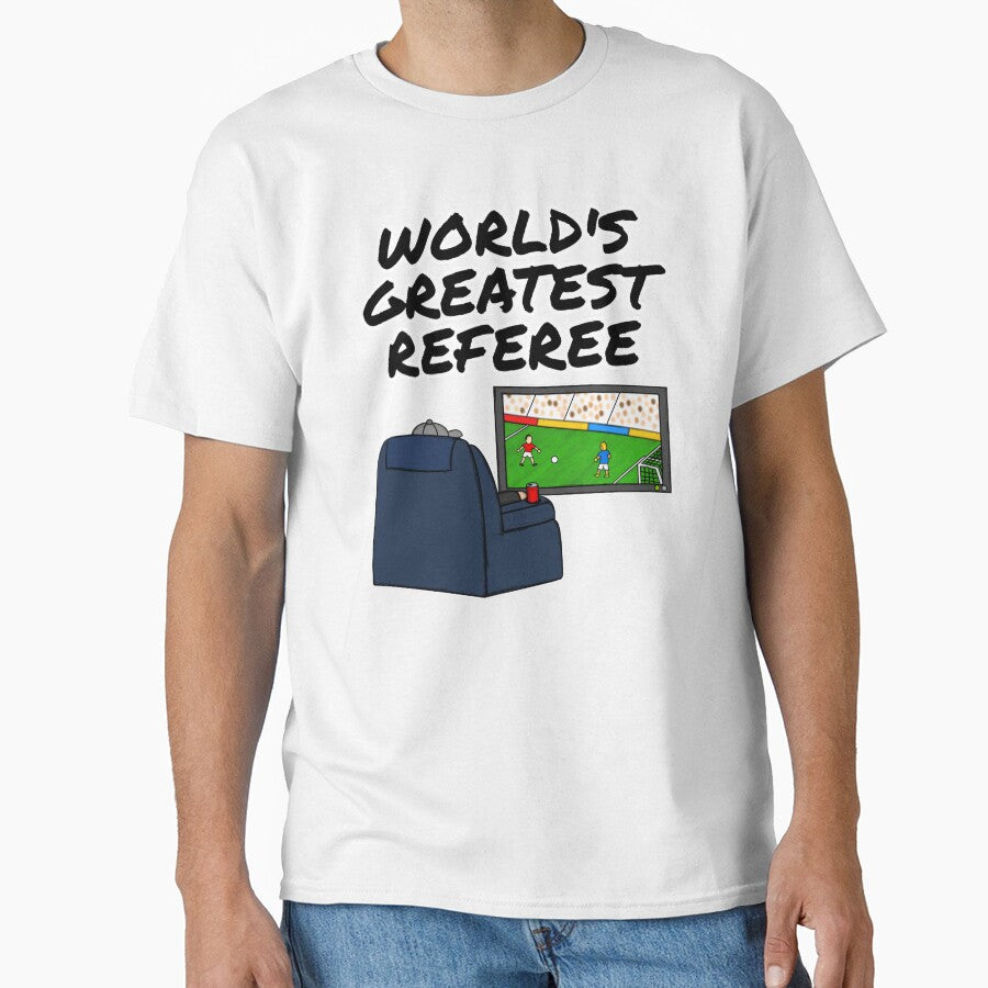 World's Greatest Referee Football Soccer Funny by - Adult & Kids T-Shirts, Sweatshirts & Hoodies apparel design preview 1