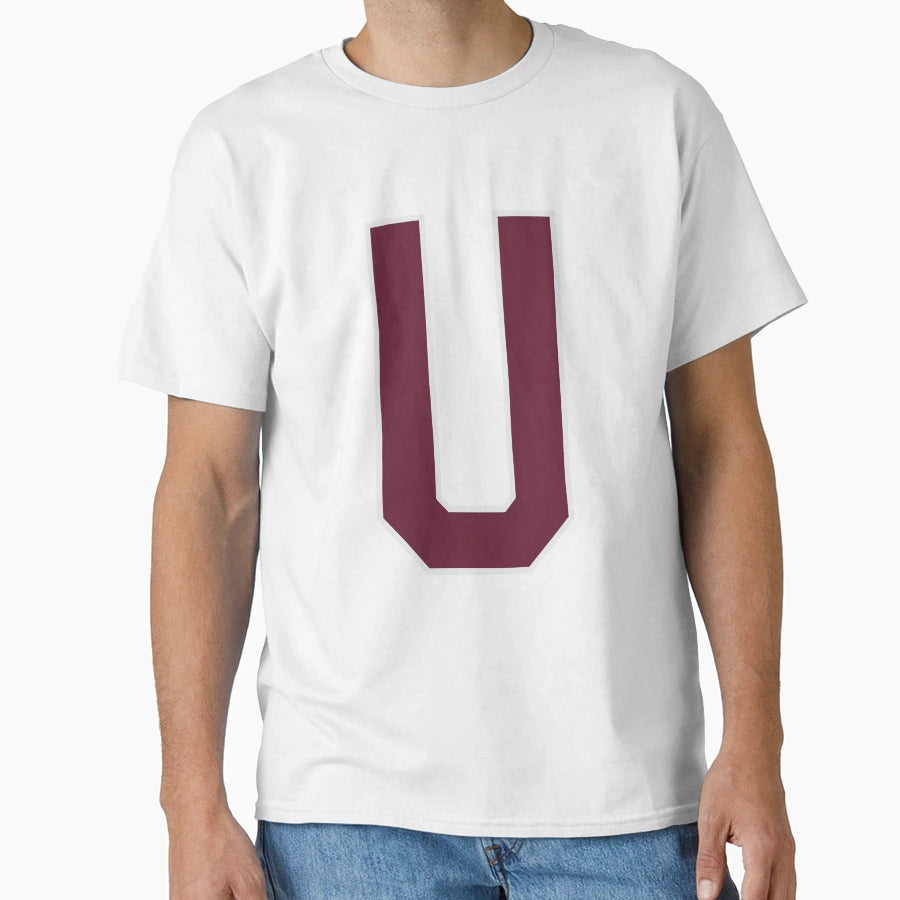 Letter U Bold Collegiate Font Varsity T-Shirt - Fun Novelty Design Unisex - T-Shirt, Sweatshirt, Hoodie