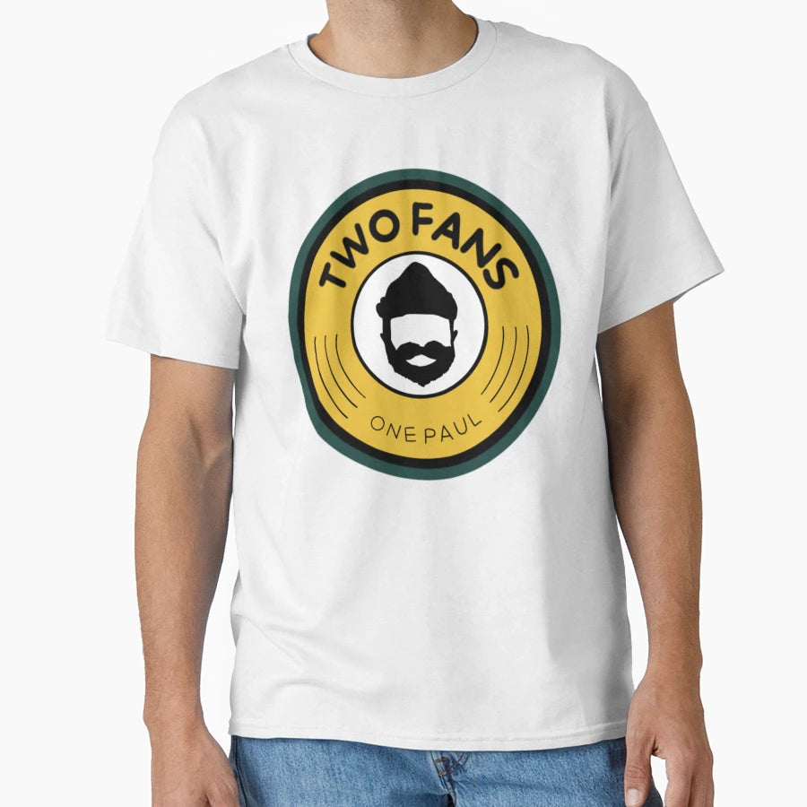 Two Fans 1 Paul T-Shirt - Minimalist Print for Adults - T-Shirt, Sweatshirt, Hoodie
