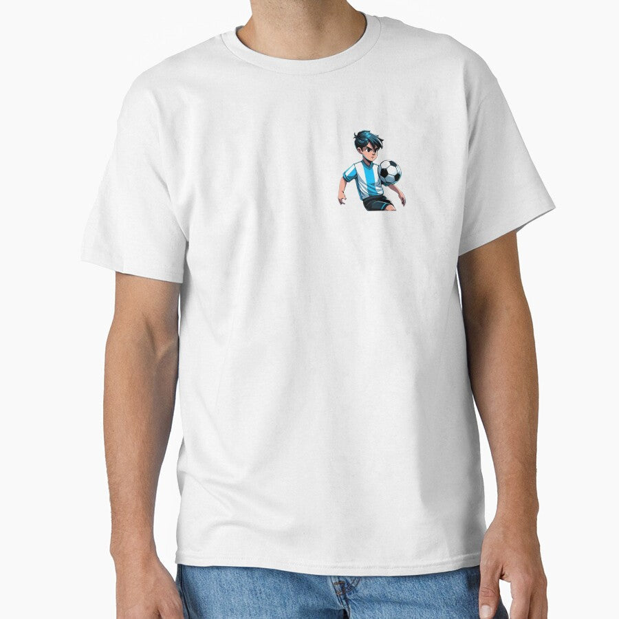 Argentine soccer player by PaulaDigitalArt - Adult & Kids T-Shirts, Sweatshirts & Hoodies apparel design preview 1
