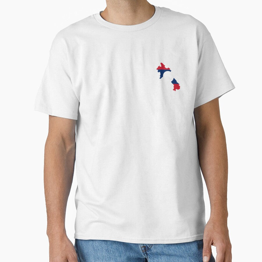 Flag Map of Laos by feether-store - Adult & Kids T-Shirts, Sweatshirts & Hoodies apparel design preview 1