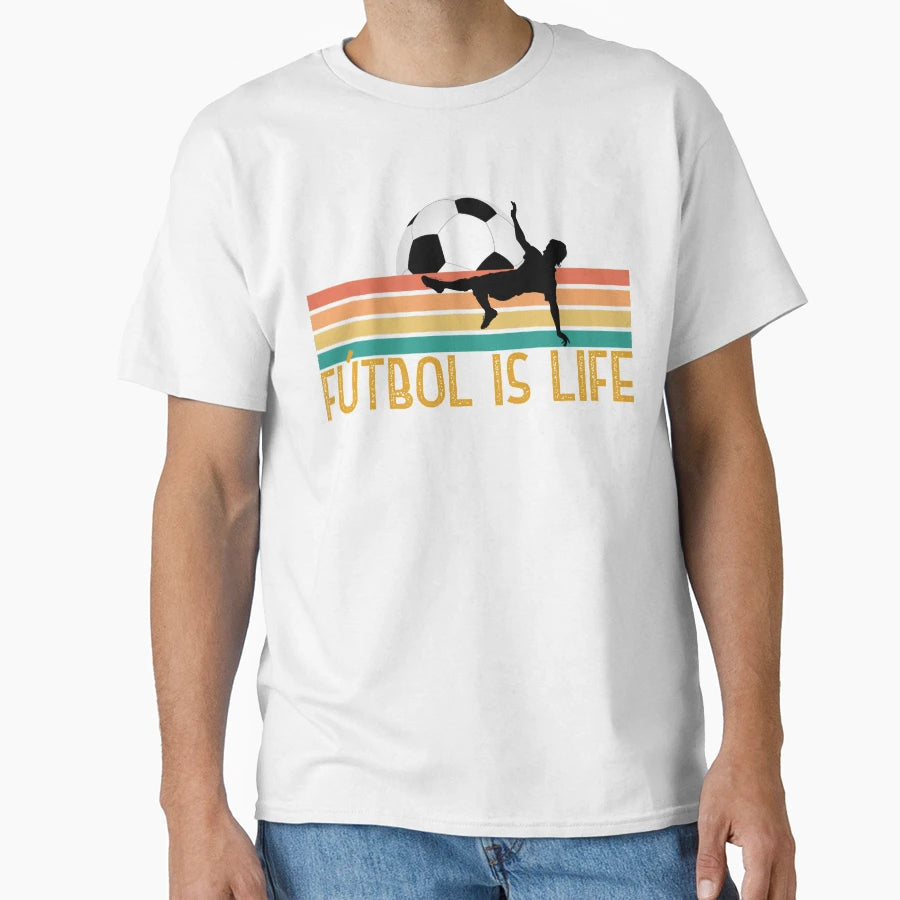 Futbol Is Life Gifts Soccer Players T-Shirt - Unique Graphic for Adults - T-Shirt, Sweatshirt, Hoodie