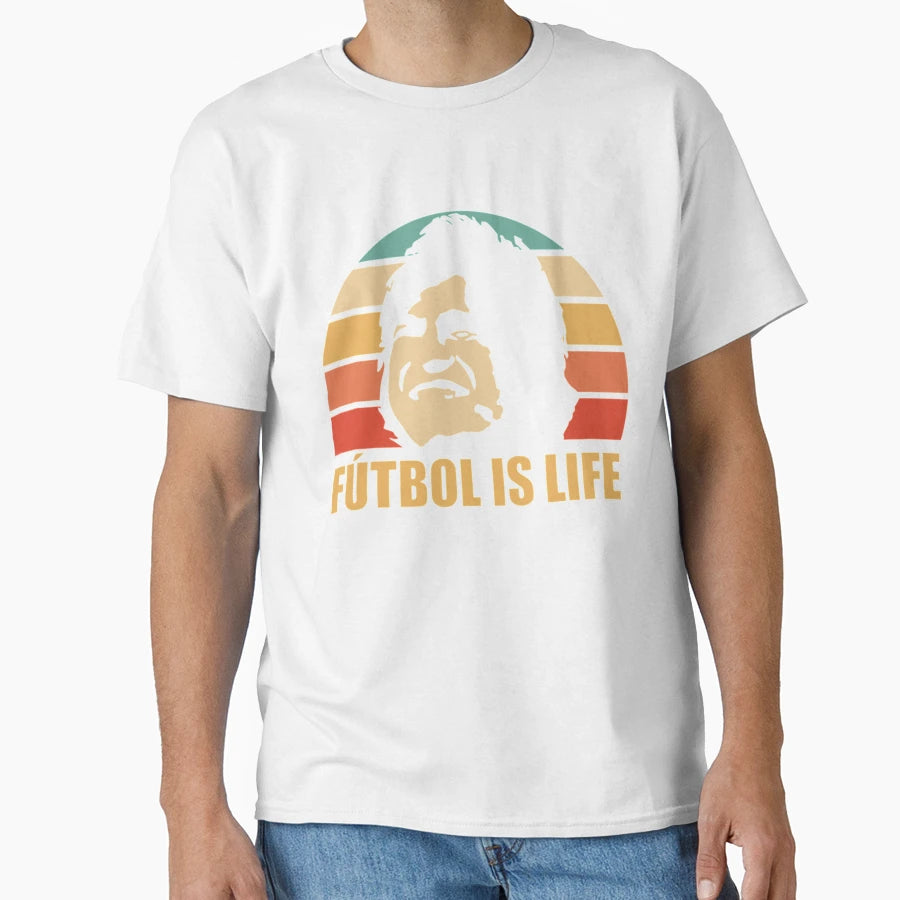 Futbol Is Life Gift And 1 T-Shirt - Novelty Apparel Unisex - T-Shirt, Sweatshirt, Hoodie