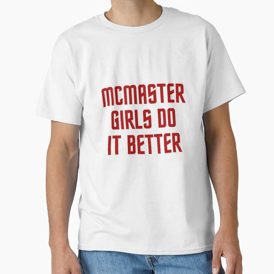 Mcmaster T-Shirt - Aesthetic Graphic for Adults - T-Shirt, Sweatshirt, Hoodie