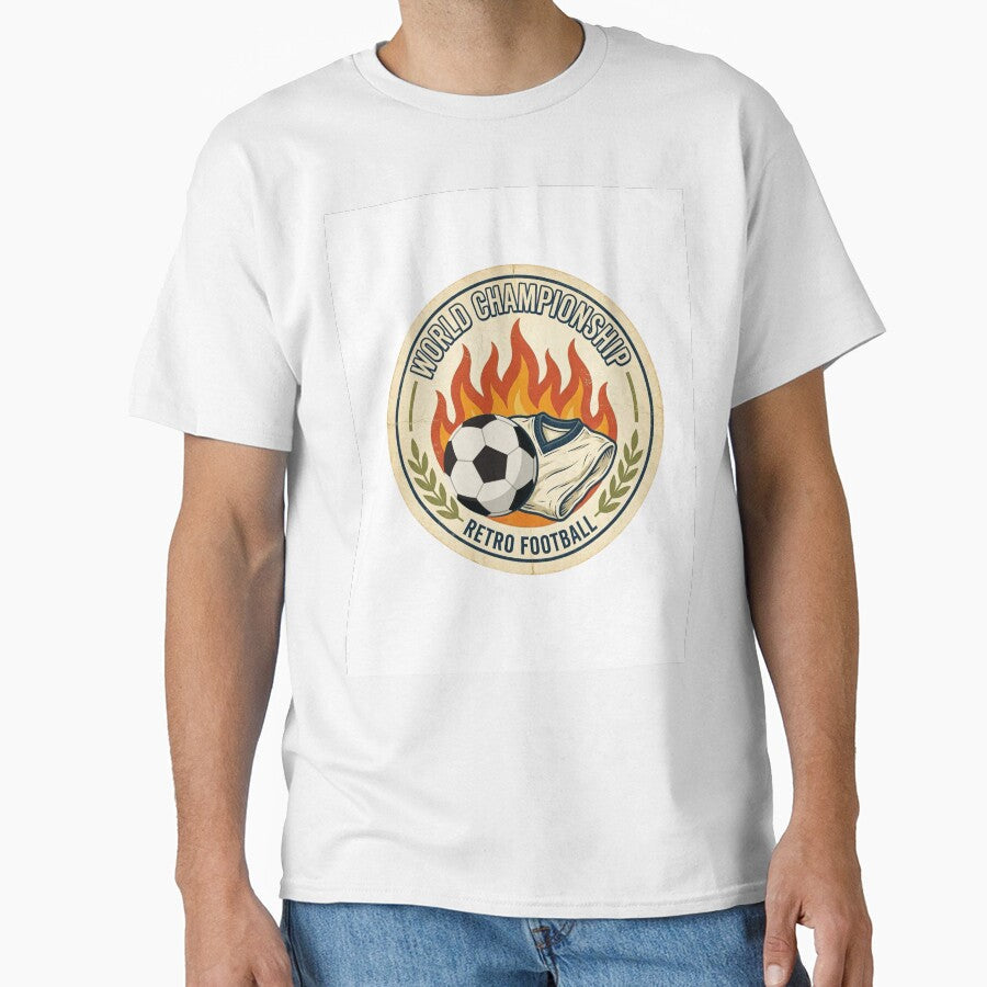 Retro Football Championship Badge Sticker Vintage - Adult & Kids T-Shirts, Sweatshirts & Hoodies apparel design preview 1
