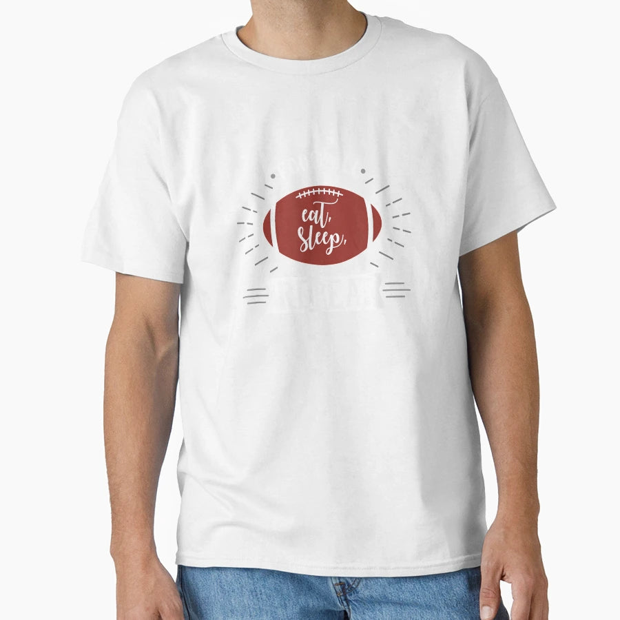 Eat Sleep Repeat Sports Babe Game Day T-Shirt - Streetwear Style Unisex - T-Shirt, Sweatshirt, Hoodie