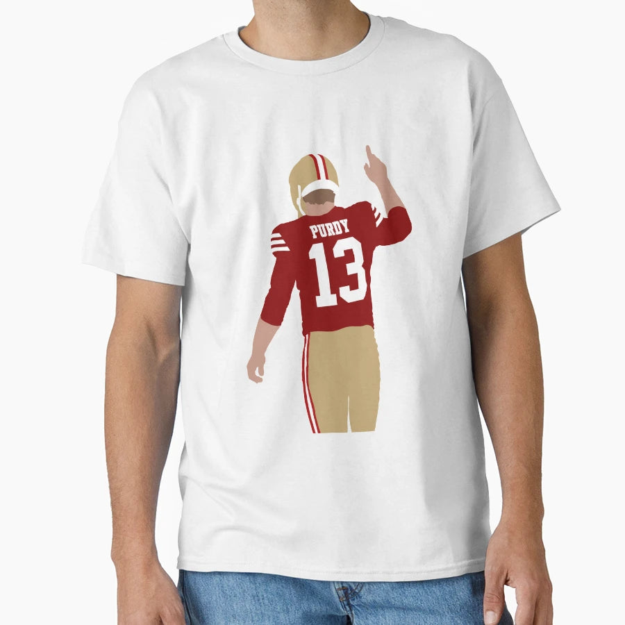 Purdy San Francisco Red Gold T-Shirt - Aesthetic Graphic for Adults - T-Shirt, Sweatshirt, Hoodie
