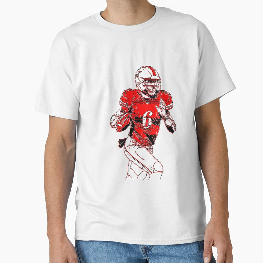American Football Action Dynamic T-Shirt - Aesthetic Graphic Men Women - T-Shirt, Sweatshirt, Hoodie