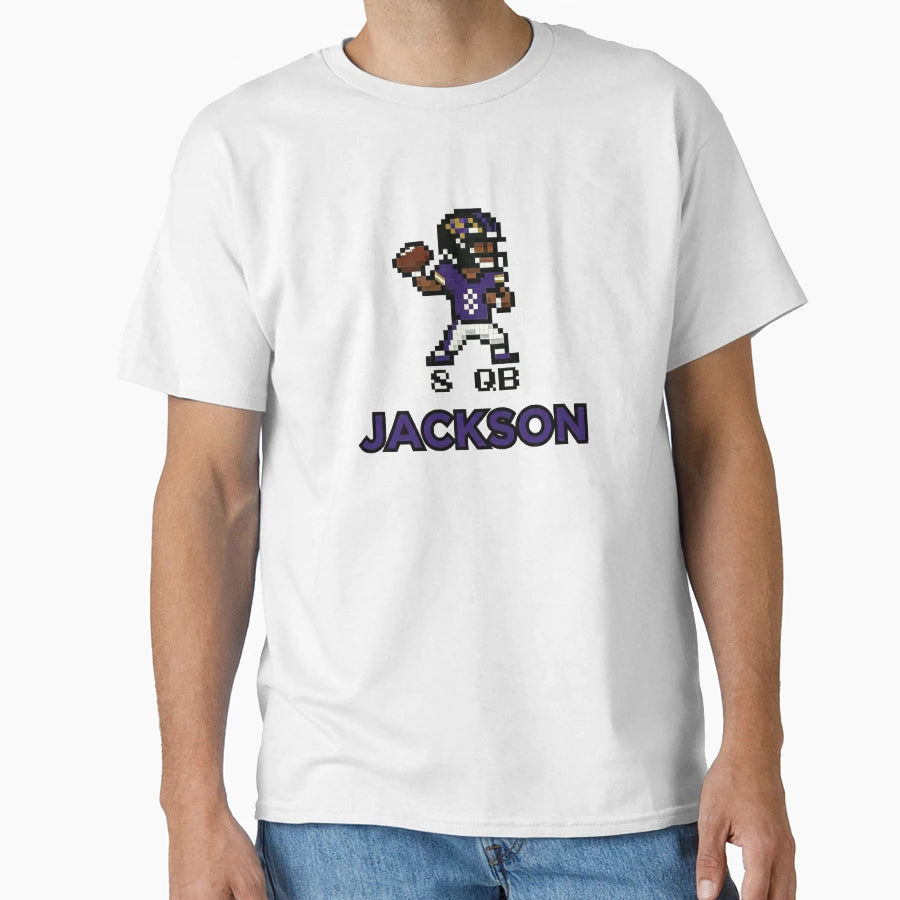 Ravens Quarterback LJ As Nfl Video T-Shirt - Trendy Graphic for Adults - T-Shirt, Sweatshirt, Hoodie