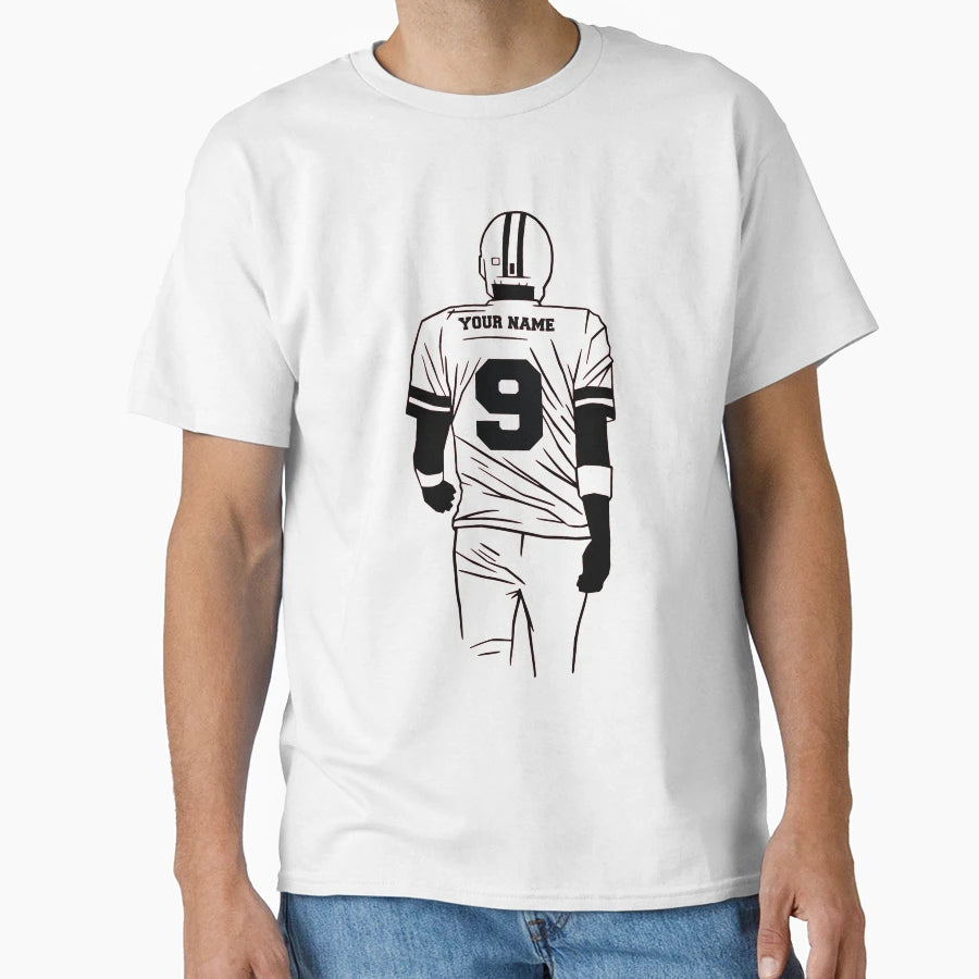 American Football Editable T-Shirt - Unique Graphic for Adults - T-Shirt, Sweatshirt, Hoodie