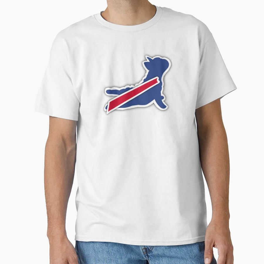 Buffalo Bills Frenchie T-Shirt - Trendy Graphic for Adults - T-Shirt, Sweatshirt, Hoodie
