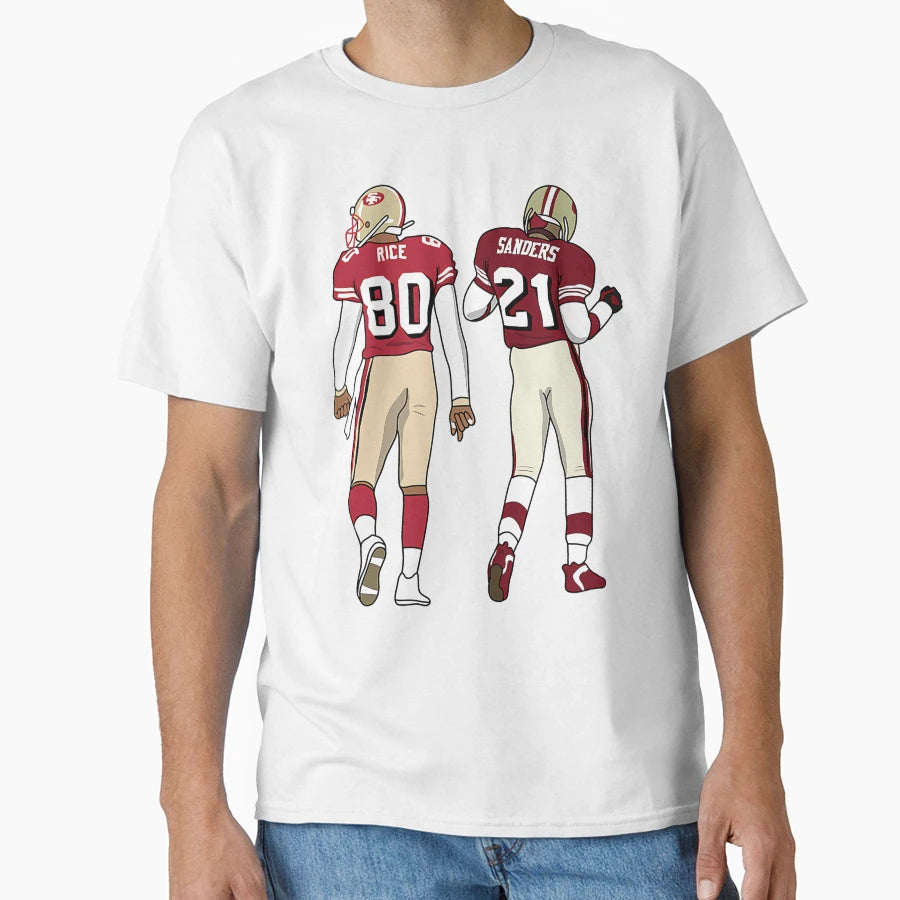 Deion Sanders Jerry Rice T-Shirt - Streetwear Style for Adults - T-Shirt, Sweatshirt, Hoodie