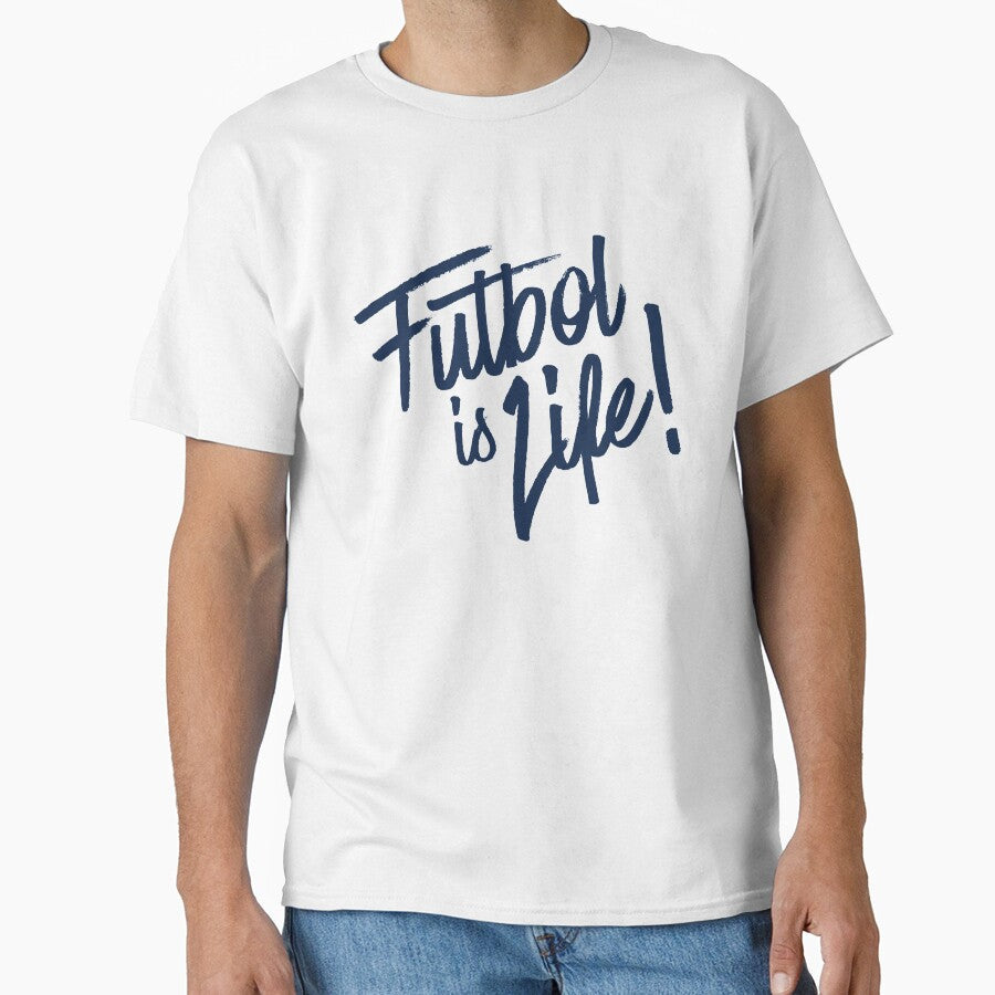 Mens My Favorite Futbol Is Lif Gift For Birthday by - Adult & Kids T-Shirts, Sweatshirts & Hoodies apparel design preview 1
