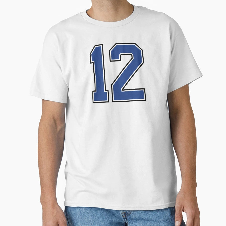Number 12 Lucky Sports Jersey Twelve T-Shirt - Unique Graphic Men Women - T-Shirt, Sweatshirt, Hoodie