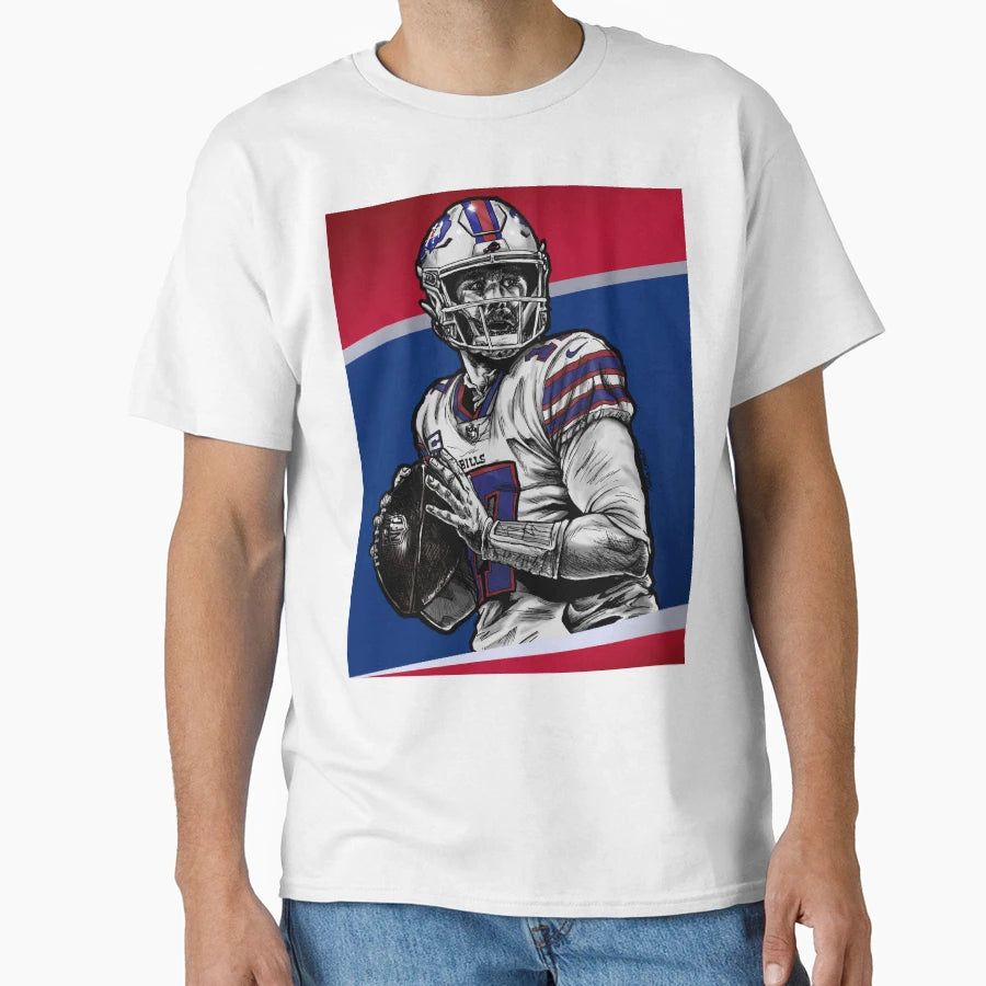 Allen Ready To Throw Full T-Shirt - Streetwear Style for Adults - T-Shirt, Sweatshirt, Hoodie