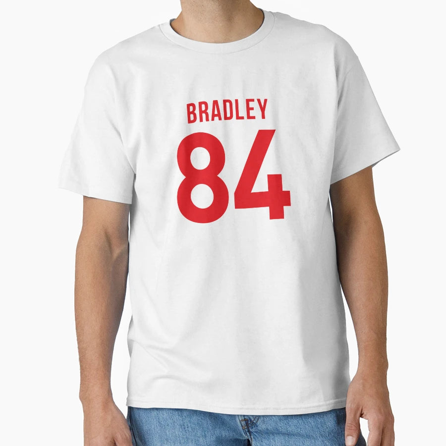 Football Player 84 Soccer Sports Red T-Shirt - Minimalist Print for Adults - T-Shirt, Sweatshirt, Hoodie