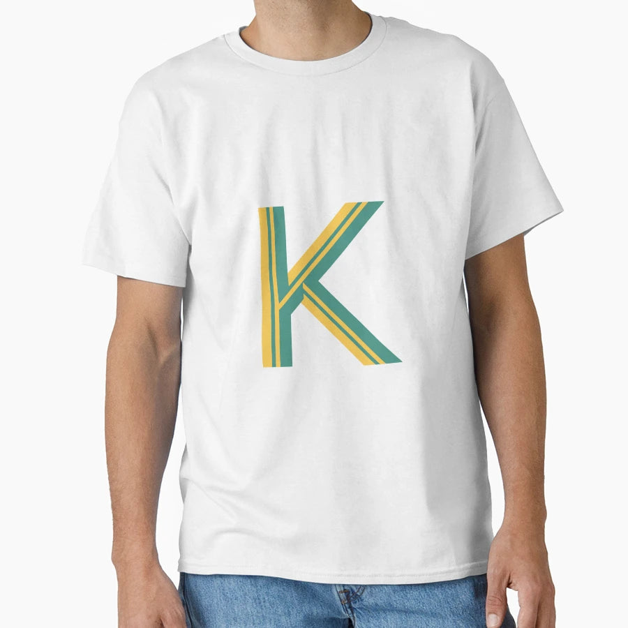 Illustration Hand Drawing Letter K T-Shirt - Minimalist Print Unisex - T-Shirt, Sweatshirt, Hoodie