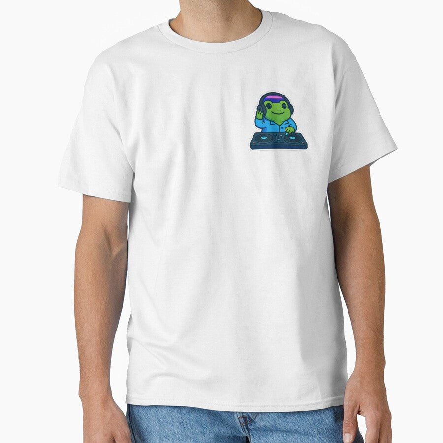 Frog DJ by hi-chew - Adult & Kids T-Shirts, Sweatshirts & Hoodies apparel design preview 1