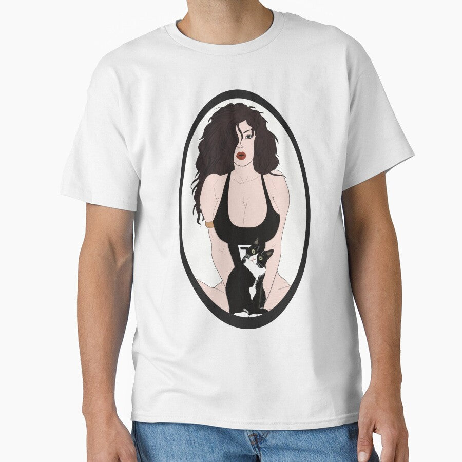 Sexy soccer fan and cats by Hedon77 - Adult & Kids T-Shirts, Sweatshirts & Hoodies apparel design preview 1